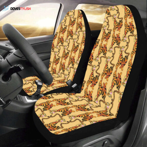 Tigger Car Seat Covers – Disney Cartoon Car Accessories & Protectors for Fans