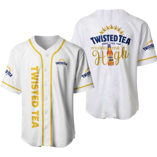 Twisted Tea Baseball Jersey: Perfect Beer Lover s Gift for Men