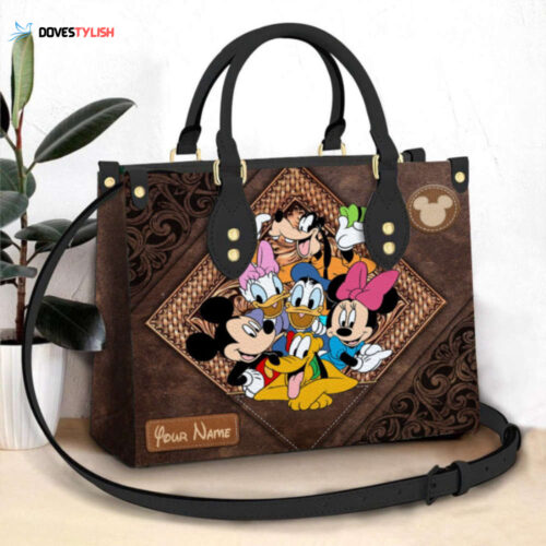Vintage Mickey Leather Handbag – Love Disney   Custom  Handmade & Travel Bag