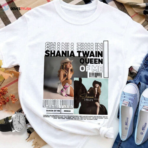 Vintage Shania Twain Tour 2023 Shania Twain Music Shania Twain Queen Of Me Tshirt