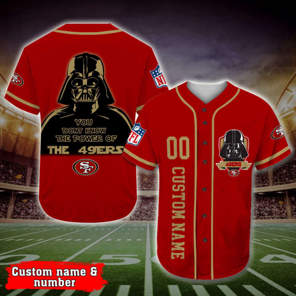 Trending 2023 Personalized San Francisco 49ers Darth Vader Star Wars ...