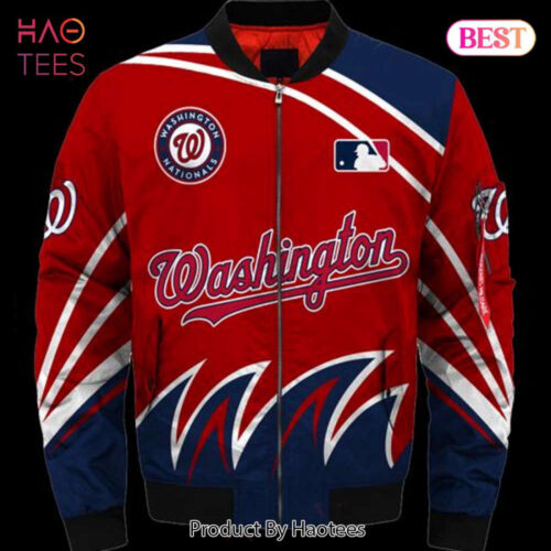 NEW FASHION 2023 Washington Nationals bomber jacket Style winter MLB coat gift for men