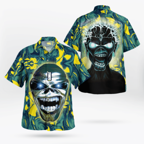 The Rolling Stones Tropical Pattern Hawaiian Shirt