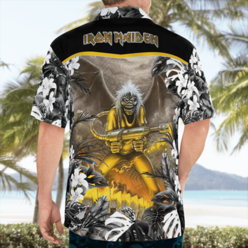 Iron Maiden Love is Like a Hurricane Hawaiian Shirt