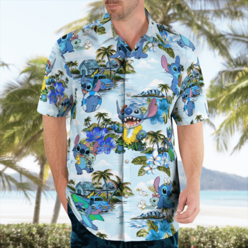 Stitch Summer Hawaiian Shirt