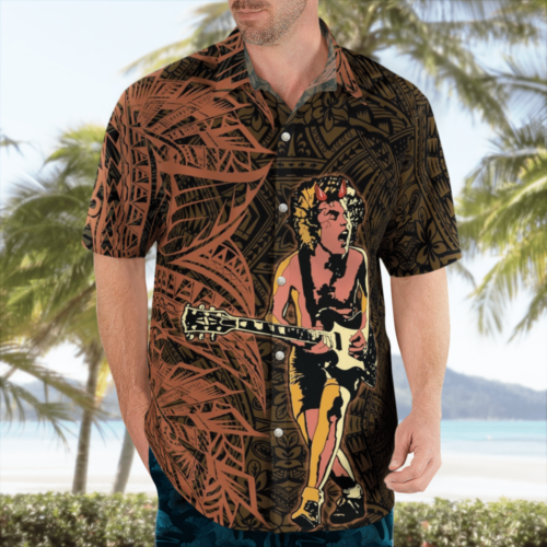 AC/DC Tribal Hawaii Shirt