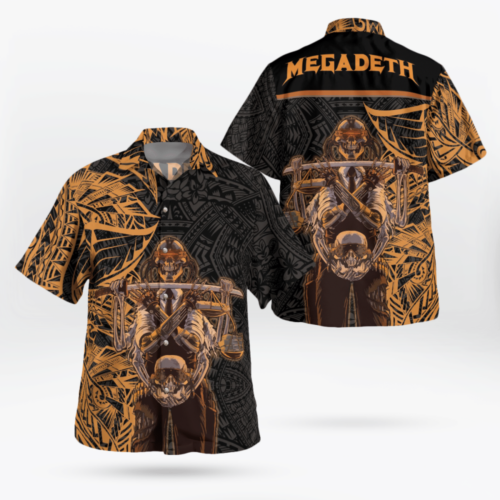 Megadeth Tribal Hawaii Shirt