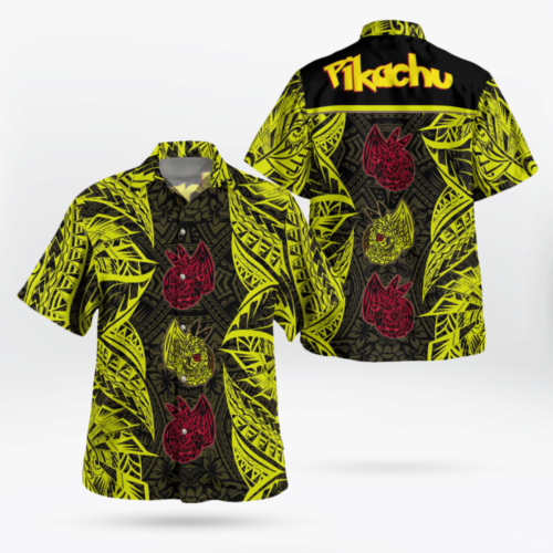 Pikachu Tribal Hawaii Shirt