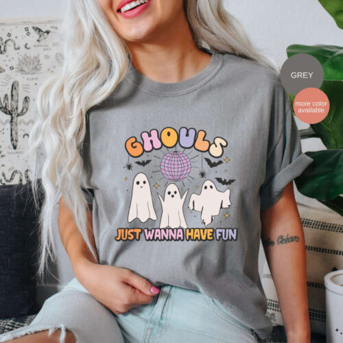 Ghouls Just Wanna Have Fun Shirt, Halloween Comfort Colors Shirt, Ghost Shirt, Ghouls Night Out Shirt, Spooky Season