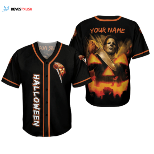 2023 Personalized Michael Myers Halloween Kills All Over Print 3D Baseball Jersey – Black: Trending & Stylish