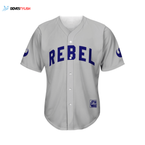 2023 Rebel Star Wars All Over Print 3D Baseball Jersey – White: Trending & Personalized