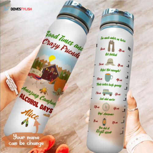 Amazing Camping Water Tracker Bottle