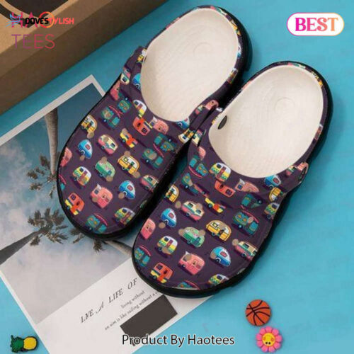 Camping Camper Van Car 15 Personalized Gift For Lover Rubber Crocs Clog Shoes Comfy Footwear