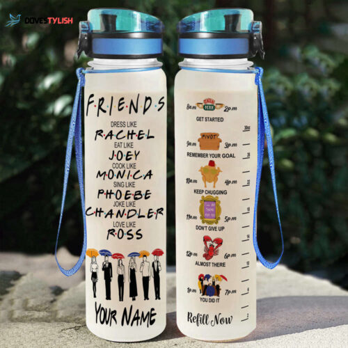 Personalized Stitch Water Tracker Bottle Lover Workout