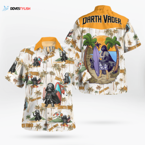 Darth Vader Tropical Hawaiian Shirt – Stylish & Unique Star Wars Inspired Design