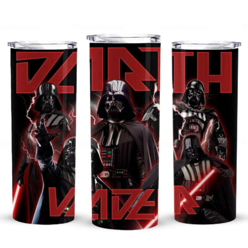 Darth Vader Tumbler, Star Wars Tumbler, Darth Vader Gift, 20Oz Skinny Tumbler, Star Wars Fan Gift, Darth Vader Cup, Tumbler 20oz