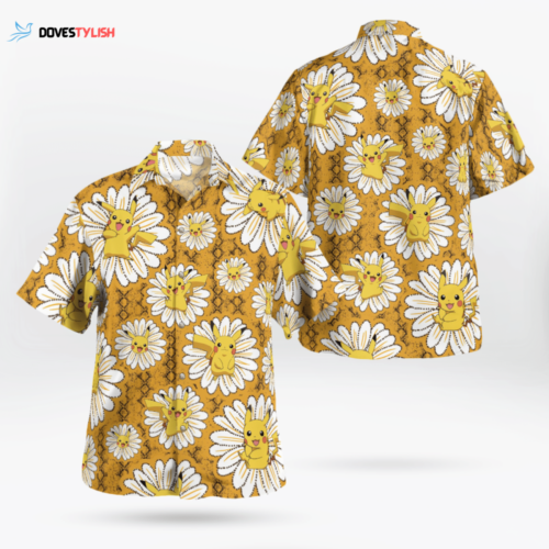Electrify Your Wardrobe with Limited Edition Electric Pokémon Hawaiian Shirt