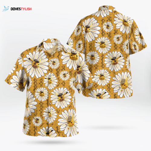 Daisy Hawaiian Shirt: Vibrant Floral Design for Stylish Summer Outfits