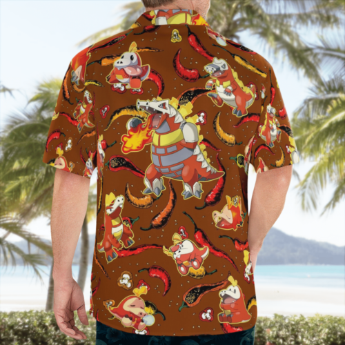 Fuecoco Pokémon Hawaii Shirt