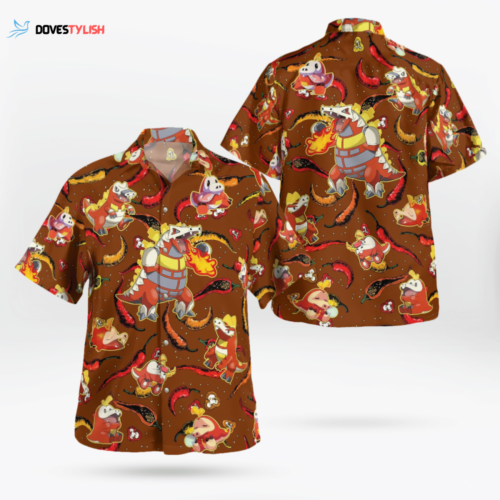 Fuecoco Pokémon Hawaii Shirt