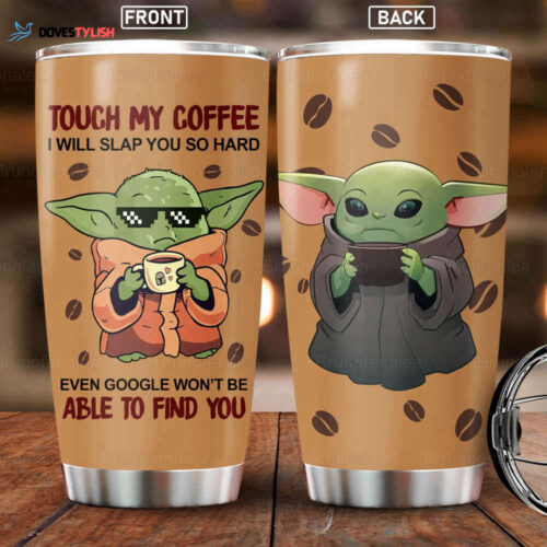 Fun Baby Yoda Tumbler 20 Oz: Star Wars Stainless Steel with Lid Perfect Birthday Gift for Star War Lovers