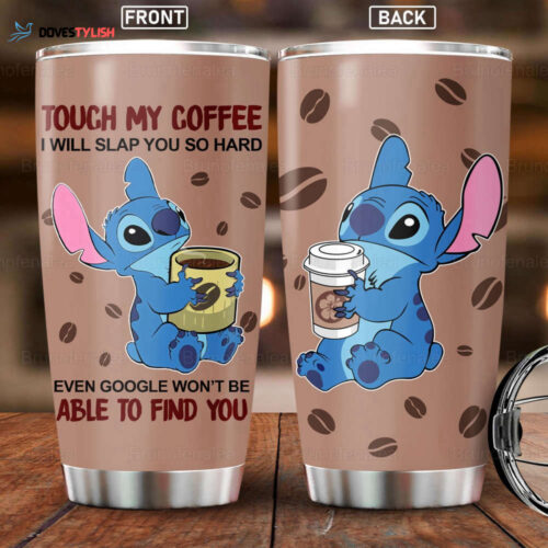 Funny Stitch Tumbler – 20oz Lilo and Stitch Coffee Travel Cup – Perfect Stitch Disney Gift for Coffee Lovers