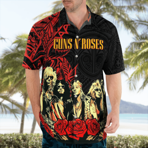 Guns N’ Roses 2022 Tribal Hawaiian Shirt