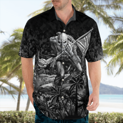 Irm Veteran Camouflage Tropical Hawaii Shirt