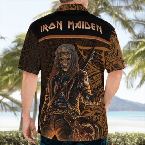 Iron Maiden Dark Tribal Hawaii Shirt – Rock Your Style with this Unique and Edgy Design