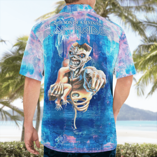 Iron Maiden Seventh Son Of A Seventh Son Frozen Hawaiian Shirt