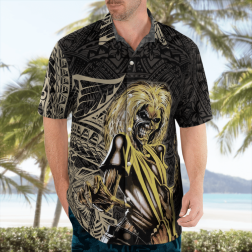Iron Maiden Tribal Hawaii Shirt: Bold Unique Design for Fans