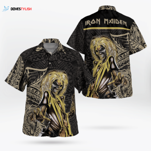 Iron Maiden Tribal Hawaii Shirt: Bold Unique Design for Fans