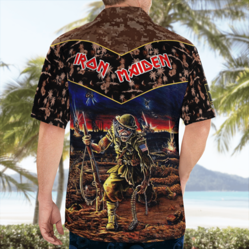 Iron Maiden Veteran Tropical Hawaii Shirt: Rock in Style with this Limited Edition Design