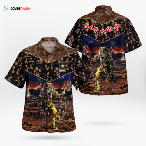 Iron Maiden Veteran Tropical Hawaii Shirt: Rock in Style with this Limited Edition Design