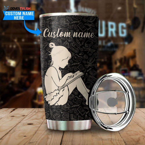 Just a girl who loves Books Personalized Stainless Steel Tumbler TRU21042402