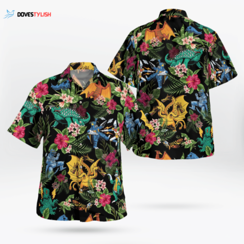 Kaiju Tropical Hawaiian Shirt