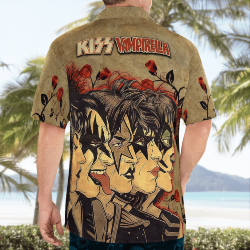 KISS Vampirella Hawaiian Shirt