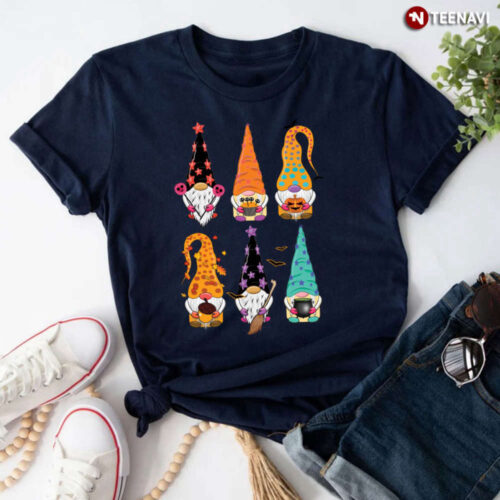 Lovely Gnomes on Halloween Holiday for Gnome Lover T-Shirt