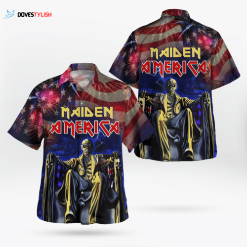Iron Maiden Powerslave (1984) Breakthrough Hawaiian Shirt