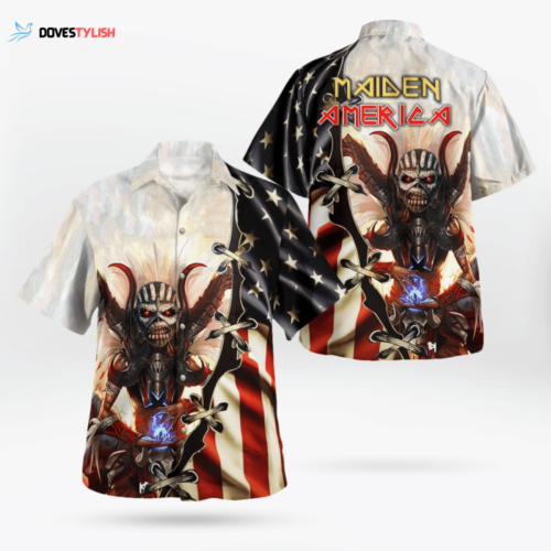 Maiden America 4th Of July Feriworks Hawaii Shirt