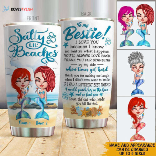 Bestie Custom Wine Tumbler Are We Drunk Bitch We Might Be Personalized Best Friends Gift