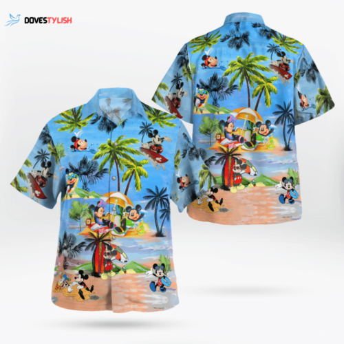 NFL Atlanta Falcons Hawaiian Shirt: Fun Mickey Mouse Beach Gift
