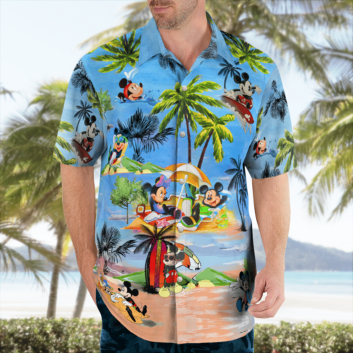 Mickey Mouse Hawaiian Shirt: Fun Summer Apparel for a Tropical Vacation!