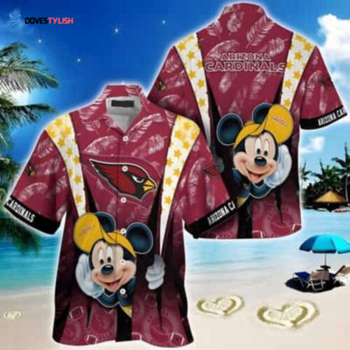 Mickey Mouse NFL Arizona Cardinals Hawaiian Shirt Perfect Beach Gift