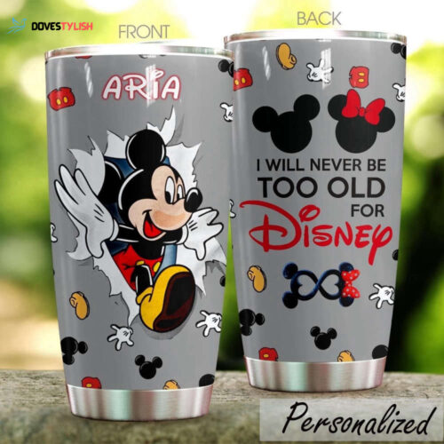 Mickey Tumbler, Mickey Mouse Tumbler, Minnie And Mickey, Mickey Mouse Cup, Personalized Tumbler, Disney Tumbler, Coffee Tumbler