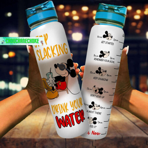 Mickey Water Track Bottle, Mickey Mouse Water Bottle, Disney Water Bottle, Mickey Mouse Bottle, Mickey Water Tracker, Drink Bottle