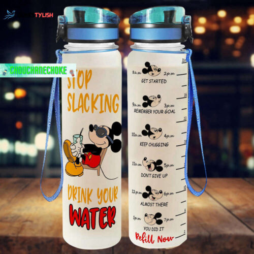 Mickey Water Track Bottle, Mickey Mouse Water Bottle, Disney Water Bottle, Mickey Mouse Bottle, Mickey Water Tracker, Drink Bottle