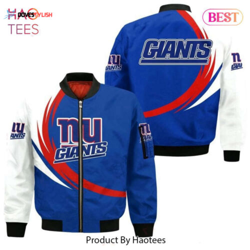 NEW FASHION 2023 New York Giants Bomber Jacket graphic curve