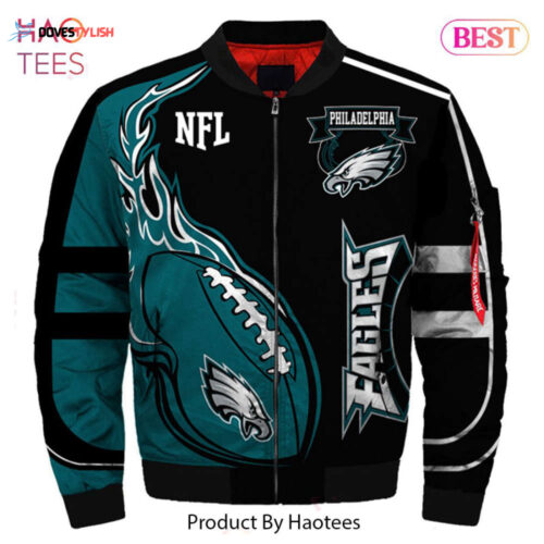 NEW FASHION 2023 Philadelphia Eagles bomber jacket Fashion winter coat gift for men