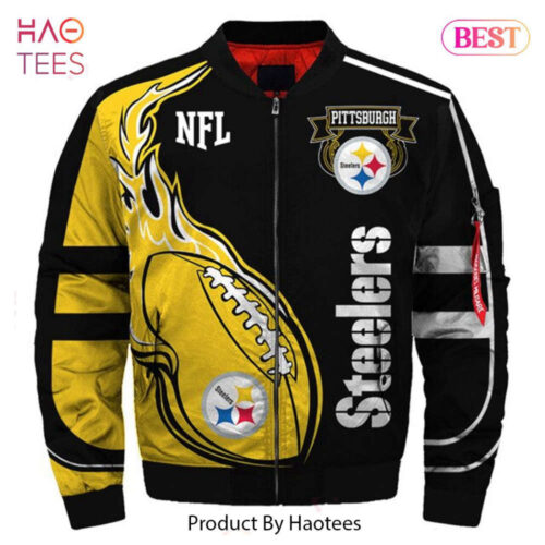 NEW FASHION 2023 Pittsburgh Steelers bomber jacket winter coat gift for men